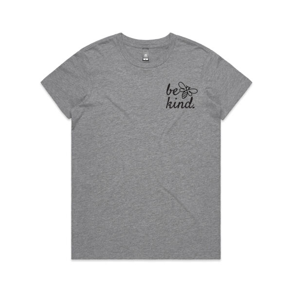 Bee Kind Womens Tee - B&W Thumbnail
