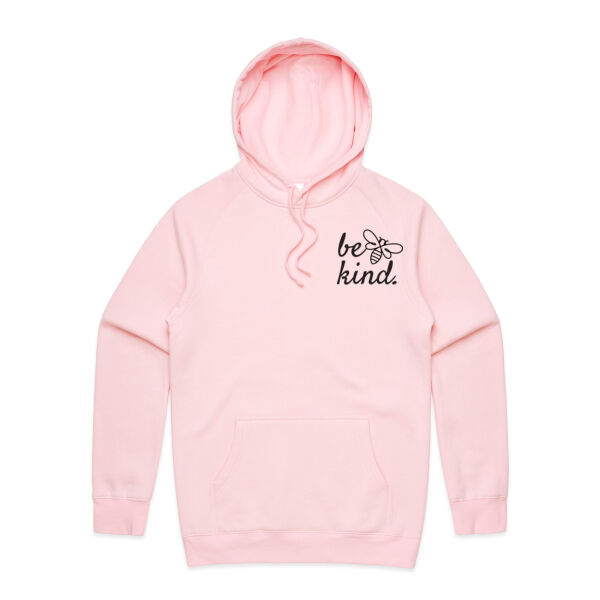 Bee Kind Unisex Hoodie - B&W Thumbnail