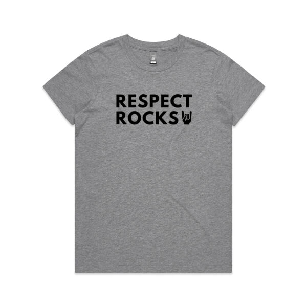 Respect Rocks Womens Tee Thumbnail